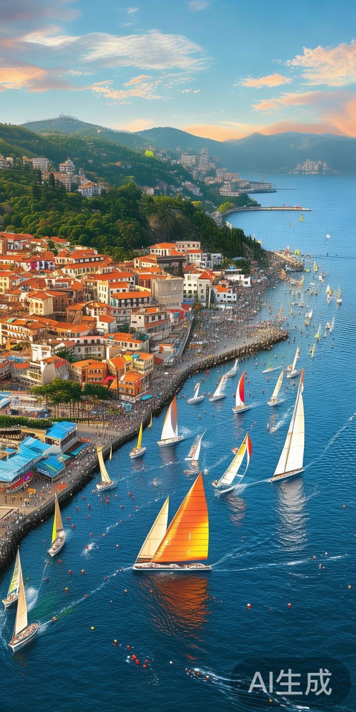 半岛地区综合体育项目对推动城市体育产业发展的多重作用研究 以某半岛城市为例,其每年举办的国际帆船赛事,不仅展